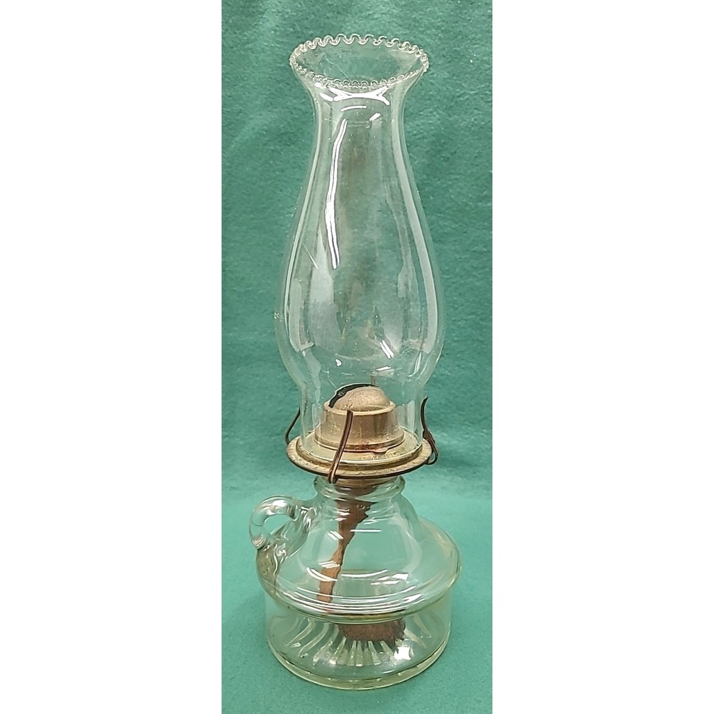 Antique Eagle Burner Finger‎ Oil Lamp